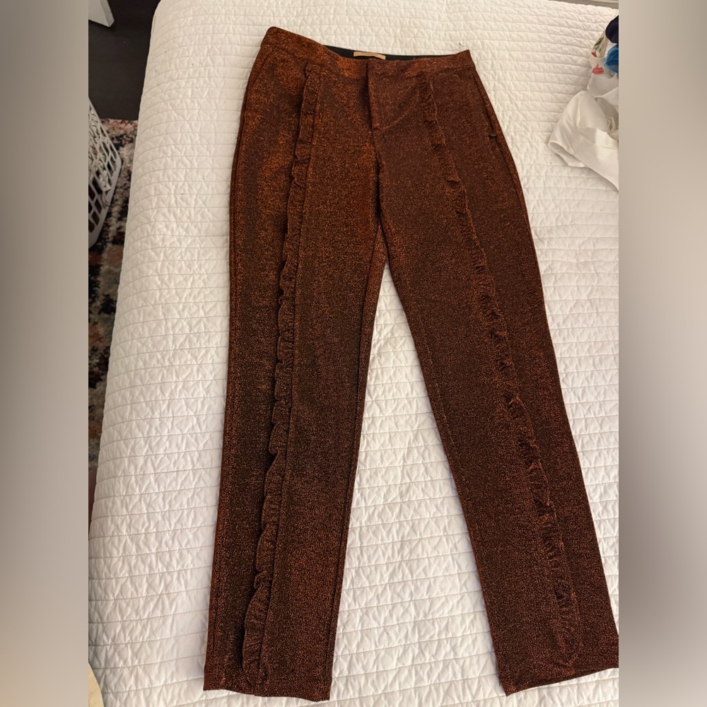 Scotch & Soda Brown Ankle Pants